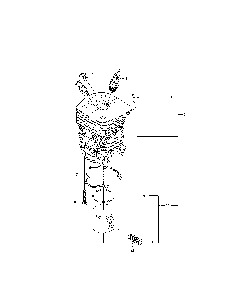 Cylinder piston Diagram and Parts List for 965030298  Husqvarna Chainsaw