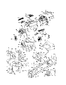 Chassis Diagram and Parts List for YTH2348-917240442  Husqvarna Lawn Tractor