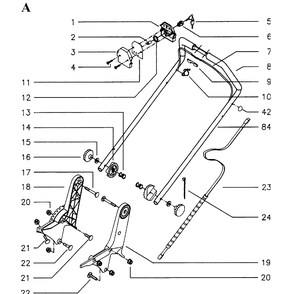 Part Location Diagram of 516884111 Husqvarna Bracket