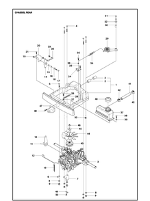 Part Location Diagram of 574425101 Husqvarna Transmission