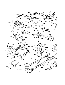 Chassis Diagram and Parts List for 917289600  Husqvarna Lawn Tractor