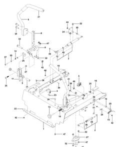 Part Location Diagram of 522842501 Husqvarna Dampener Assembly