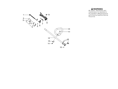 Shaft Diagram and Parts List for 128PS  Husqvarna Pole Saw