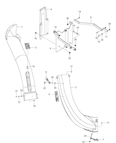 Attachments Diagram and Parts List for 966004101 2009-02 Husqvarna Lawn Tractor Accessories