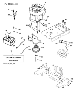 Part Location Diagram of 587044531 Husqvarna Hose