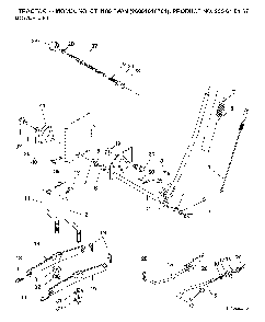 Mower Lift / Deck Lift Diagram and Parts List for CTH180TWIN (96061018701)(2007-05) Husqvarna Lawn Tractor