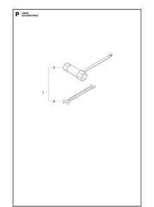 Accessories Diagram and Parts List for 226HD60S (967279801)(20180500001-Current) Husqvarna Hedge Trimmer