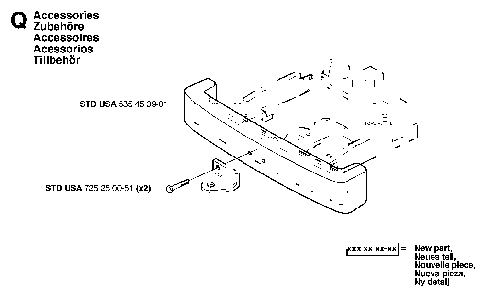 Accessories Diagram and Parts List for RIDERPRO15 (953535001)(2004-01) Husqvarna Lawn Tractor