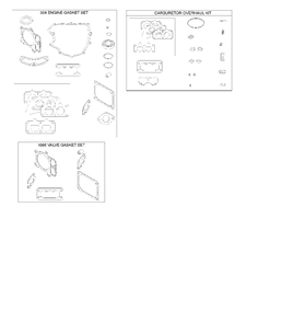 Gasket Kit Diagram and Parts List for 4067770177B1 2017-01 Husqvarna Engine
