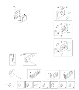 Air Filter Diagram and Parts List for 122T025045H1 2017-01 Husqvarna Engine