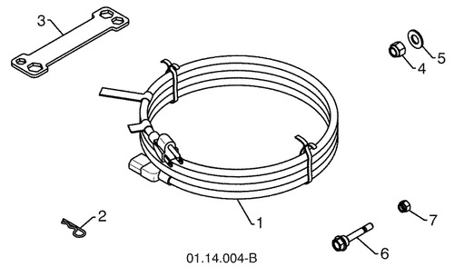 Spare Parts 1 Diagram and Parts List for 12524SB (96193004600)(2009-06) Husqvarna Snow Blower