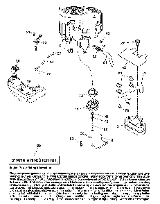 Engine Diagram and Parts List for 917240443  Husqvarna Lawn Tractor