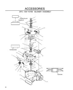 Accessories K Diagram and Parts List for IZ5223 (968999707)(2007-09) Husqvarna Lawn Mower