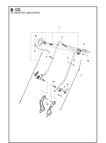 Part Location Diagram of 505508101 Husqvarna Needle Roller