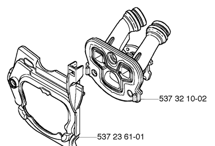 Service Variations Diagram and Parts List for 455E (Rancher)(2006-06) Husqvarna Chainsaw