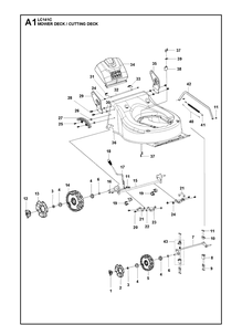 Part Location Diagram of 579685401 Husqvarna Deck