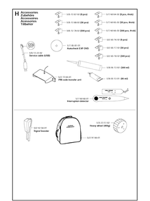 Accessories Diagram and Parts List for 260ACX  Husqvarna Lawn Mower