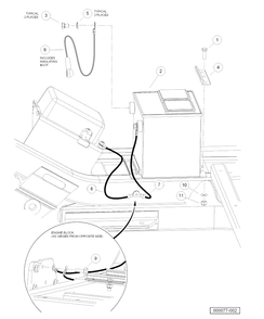 Battery Diesel Vehicles Diagram and Parts List for HUV4421DXP 2006-11 Husqvarna Lawn Tractor