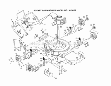 Part Location Diagram of 145286 Husqvarna Sub 152186
