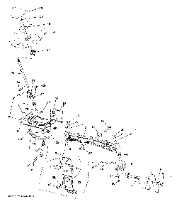 Part Location Diagram of 529496301 Husqvarna Lawn tractor front axle bushing