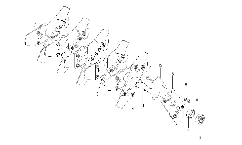 Delta Blade Diagram and Parts List for DT22HNRCE (966068601)(2008-02) Husqvarna Dethatcher