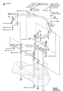 Part Location Diagram of 535504902 Husqvarna Protective Tubing