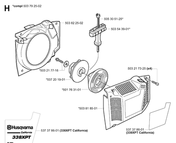 Part Location Diagram of 537378601 Husqvarna 