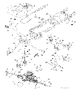 Drive Diagram and Parts List for YTH150TWIN (96041002203)(2009-01) Husqvarna Lawn Tractor
