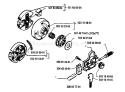 Page H Diagram and Parts List for 40 1984-12 Husqvarna Chainsaw