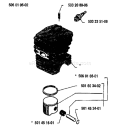 Page I Diagram and Parts List for 40 1984-12 Husqvarna Chainsaw