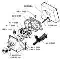 Page A Diagram and Parts List for 40 1985-05 Husqvarna Chainsaw