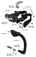 Page F Diagram and Parts List for 40 1985-05 Husqvarna Chainsaw