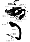 Page F Diagram and Parts List for 40 1985-09 Husqvarna Chainsaw