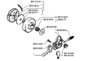 Page D Diagram and Parts List for 40 1986-01 Husqvarna Chainsaw
