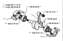 Page F Diagram and Parts List for 40 1986-01 Husqvarna Chainsaw