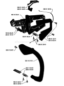 Page G Diagram and Parts List for 40 1986-01 Husqvarna Chainsaw