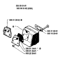 Part Location Diagram of 503102301 Husqvarna Gasket