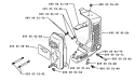 Page J Diagram and Parts List for 40B 40 B 1991-12 Husqvarna Leaf Blower / Vacuum