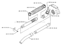 Page C Diagram and Parts List for 40B 40 B 1991-12 Husqvarna Leaf Blower / Vacuum