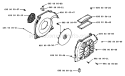 Part Location Diagram of 695000413 Husqvarna Fan Case