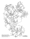 Page A Diagram and Parts List for 4140H 4140 H 1992-01 Husqvarna Lawn Tractor