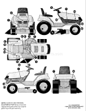 Page B Diagram and Parts List for 4140H 4140 H 1992-01 Husqvarna Lawn Tractor