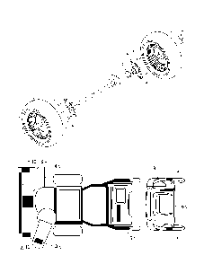 Wheels/decals Diagram and Parts List for HL524STA  Husqvarna Snow Blower