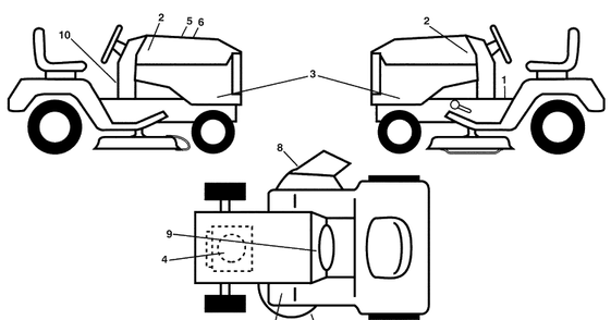 Repair Parts Diagram and Parts List for 2748GLS (96043007800)(2008-12) Husqvarna Lawn Mower