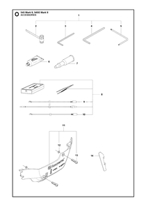 Part Location Diagram of 594745301 Husqvarna Bumper