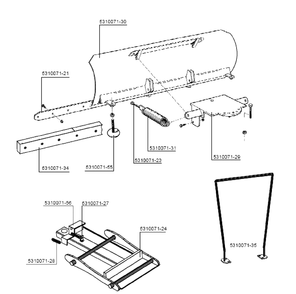 Part Location Diagram of 531007124 Husqvarna Bracket