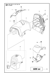 Part Location Diagram of 576992402 Husqvarna Knob