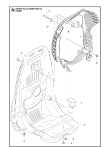 Part Location Diagram of 599876302 Husqvarna Net