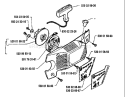 Page J Diagram and Parts List for 41 1991-06 Husqvarna Chainsaw