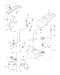 Part Location Diagram of 506982301 Husqvarna Parallel Rod